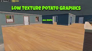 Low Texture Potato Graphics  Pubg Bgmi [upl. by Grearson24]