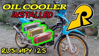 Paano magkabit ng oil cooler sa Wave DIY [upl. by Noemis]