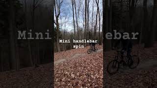 Mtb handlebar spin mtb mountainbiketricks bicycle viralvideo automobile [upl. by Zetta841]