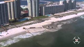 Navarre Beach Renourishment April 2016 [upl. by Philender309]