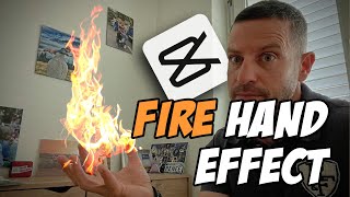 How to Create FIRE HAND EFFECT in CapCut [upl. by Isawk]