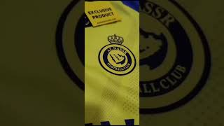 Unboxing a Ronaldo Al Nassr jersey football alnassrfc [upl. by Laresa]