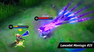 LANCELOT MONTAGE 25  LANCELOT BEST MOMENTS MONTAGE  MLBB Herman  See Me Ball [upl. by Lebazej]