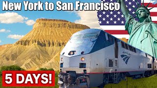 🇺🇸5 DAYS New York to San Francisco by Amtrak Sleeper Train [upl. by Charissa]