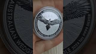 Australian Wedge Tailed Eagle 2024 2oz Silver10th Anniversary [upl. by Nosidam]