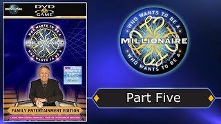 HD Who Wants To Be A Millionaire 4th Edition Interactive DVD Game Part 5 Of 5 [upl. by Ynetsed]