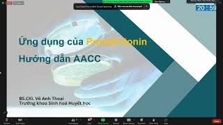 Ứng dụng của Procalcitonin  Hướng dẫn AACC  BS CKII Võ Anh Thoại [upl. by Ayekel]