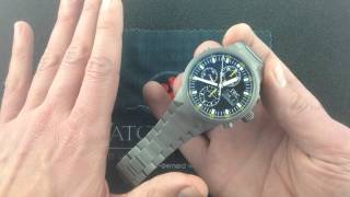 IWC GST Rattrapante 371503 Luxury Watch Review [upl. by Kawai]