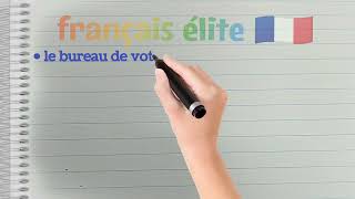 Vocabulaires des élections 📄🖋️ [upl. by Ennayk]