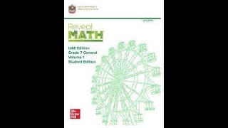 1  2 understand proportional relationships grade 7 reveal math [upl. by Conlen]