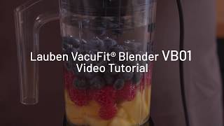 Video tutoriál Jak používat Lauben VacuFit® Blender VB01 [upl. by Alahcim]