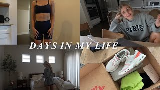 HOME VLOG workouts new nails productive around the house  working with a travel agent [upl. by Onavlis714]