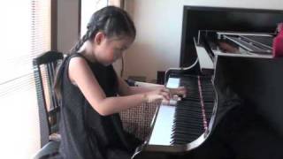 Sora plays Sonatine Op151No3diabelli 8 year old [upl. by Jeffery214]