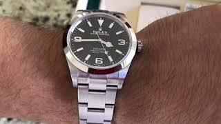 ROLEX OYSTER PERPETUAL EXPLORER 2019  39mm Reference 214270 Discontinued [upl. by Canotas]