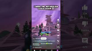 Metabolism nah Metabaloid fortnite funny fortniteclips gaming fortnitememes [upl. by Aleakam]