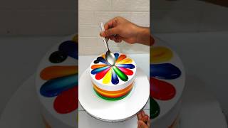 1kg New Mix Fruit Rainbow 🌈 Colour Cake Decorating shortsfeed shorts ytshorts youtube food [upl. by Odrahcir]