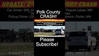 BREAKING NEWS UPDATE 2Vehicle Polk County Injury Crash Sunday Morning [upl. by Denison]