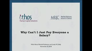 Why Cant I Just Pay Everyone a Salary [upl. by Hplar]