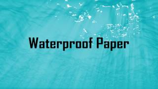 TerraSlate Waterproof Paper [upl. by Black222]