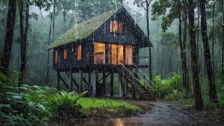 RAIN SOUNDS FOR SLEEP Eliminate Stress to Fall Asleep in Under 3 Minutes asmr rain sound Study [upl. by Soraya683]