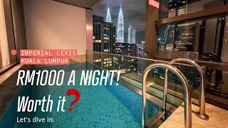 Inside a Hotel Room with a Private Pool amp Glass Floor Skydeck  The Imperial Lexis [upl. by Froma]