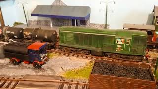 Test Runs on Paddys Lane O Gauge Layout UK Shelf amp Micro Model Railways [upl. by Attelocin]