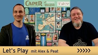 Caper Europe – Brettspiel – Let´s Play mit Alex amp Peat [upl. by Radford405]