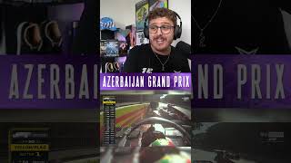 Sainz vs Perez Crash Reaction Formula1 AzerbaijanGP [upl. by Lekim685]