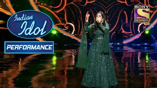 Sayli की quotMera Piya Ghar Aayaquot पर सुंदर गायकी को सबने किया Adore  Indian Idol Season 12 [upl. by Eudora]