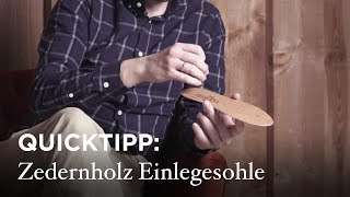 Quicktipp Einlegesohle gegen Schweißfüße [upl. by Sixel]