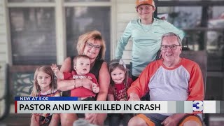 Beloved pastor and wife killed in crash [upl. by Ardnad516]