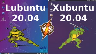 Lubuntu 2004 vs Xubuntu 2004 [upl. by Eitsirhc]