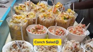 How to make Conch SaladMaking Conch SaladBahamian Conch Saladviralvideo seafood [upl. by Ggerg587]