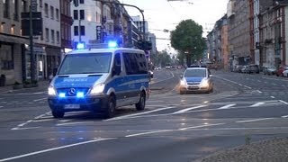 Großeinsatz in Frankfurt Polizei und Rettungsdienst aus allen Richtungen [upl. by Ylrevaw621]