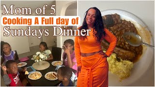 SUNDAYS DINNER FOR 5 KIDS GOES ALL DAY [upl. by Audrie]