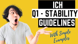 ICH Q1 Stability GuidelinesWith Simple Examples [upl. by Nerland]