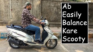 03 How to Balance Scooty For Beginners  Scooty Chalana Sikhe  Praks Bikers Guide [upl. by Clapper721]