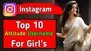 cute girl Instagram username🥰 Instagram username for girl  top 20 Instagram username 2024 [upl. by Barn]