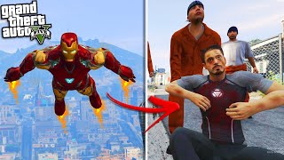 GTA 5 TESTING THE SUIT OF IRON MAN POWERFUL [upl. by Durwood548]