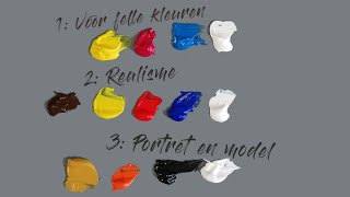 Werken met een beperkt palet Schilderles acrylverf voor beginners [upl. by Letitia934]