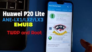 Huawei P20 Lite Root EMUI8 ANELX1LX2LX3AL00 Nova 3E [upl. by Steddman]