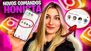 NOVOS COMANDOS PARA O HONISTA v71  INSTAGRAM IGUAL DE IPHONE NO ANDROID❤️‍🔥 parte 2 [upl. by Anilak]