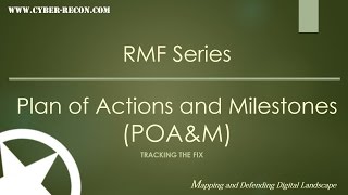 An Introduction to the Plan of Actions and Milestones POAampM [upl. by Arabela]