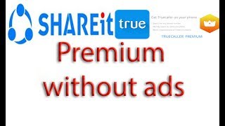 shareit Premium and truecaller pro full apk Premium without ads [upl. by Yaral]