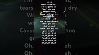 Salt Song by Ava Max song lyrics shortsfeed shorts english lyrics [upl. by Folly640]