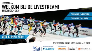 Livestream  Daikin Marathon Cup 5  Jan van der Hoorn Schaatssport Marathon [upl. by Ahsieat]