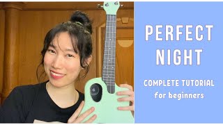 LE SSERAFIM  Perfect Night Ukulele Tutorial by Chairia Tandias [upl. by Bowrah]