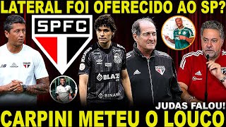 CARPINI METE O LOUCO E MANDA NA LATA NOVO LATERAL NO SPFC MURICY SOBRE JUDAS CAIO PAULISTA FALOU [upl. by Nathanil]