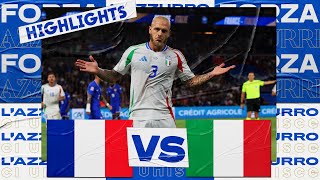 Highlights FranciaItalia 13  Nations League 202425 [upl. by Akemak86]