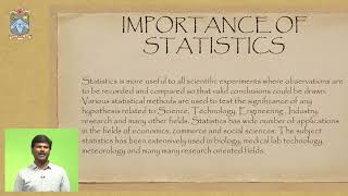 Statistics by Mr N L Niranjan  Lecturer in Statistics  ALC [upl. by Mauri]